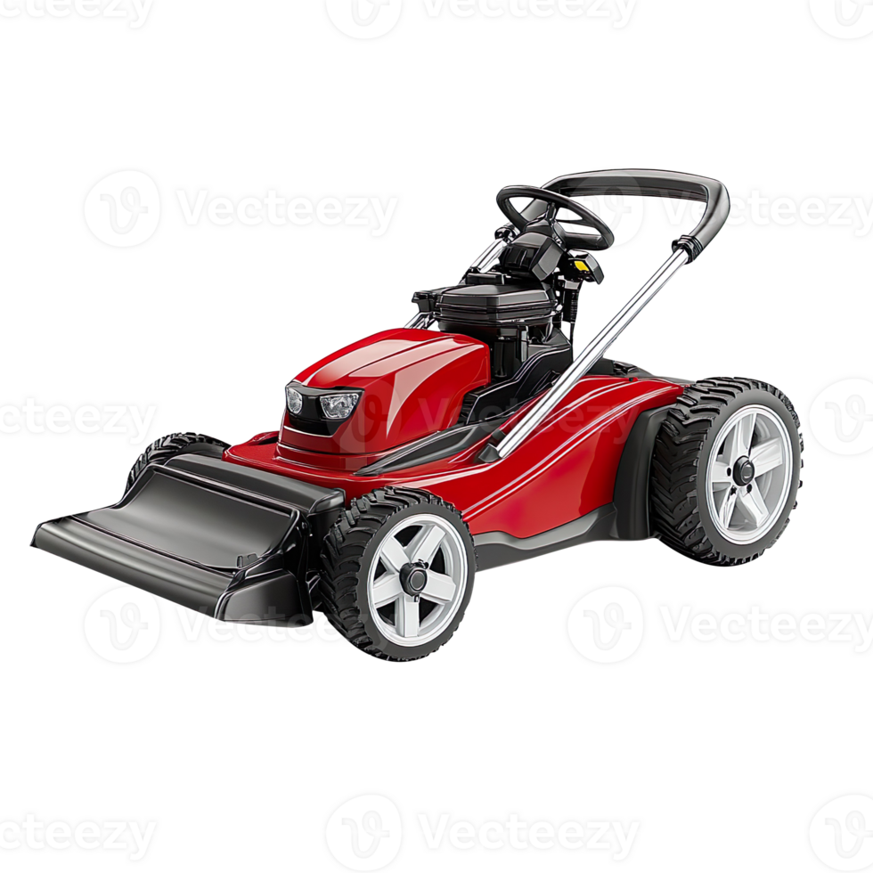 Lawn mower isolated on transparent background png