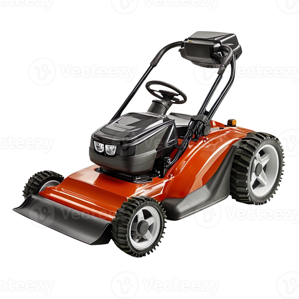 Lawn mower isolated on a transparent background png