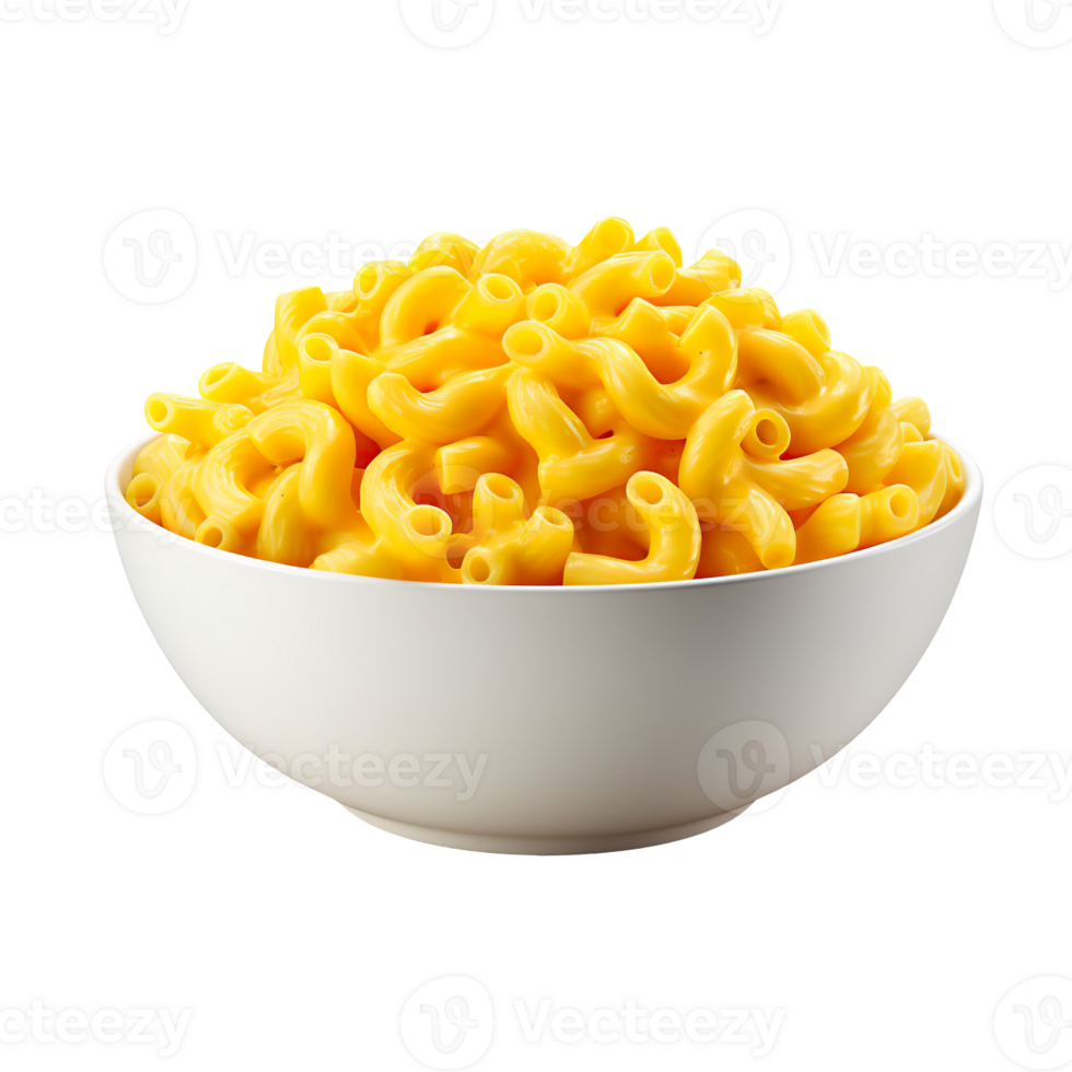 Mac and Cheese isolated on transparent background png
