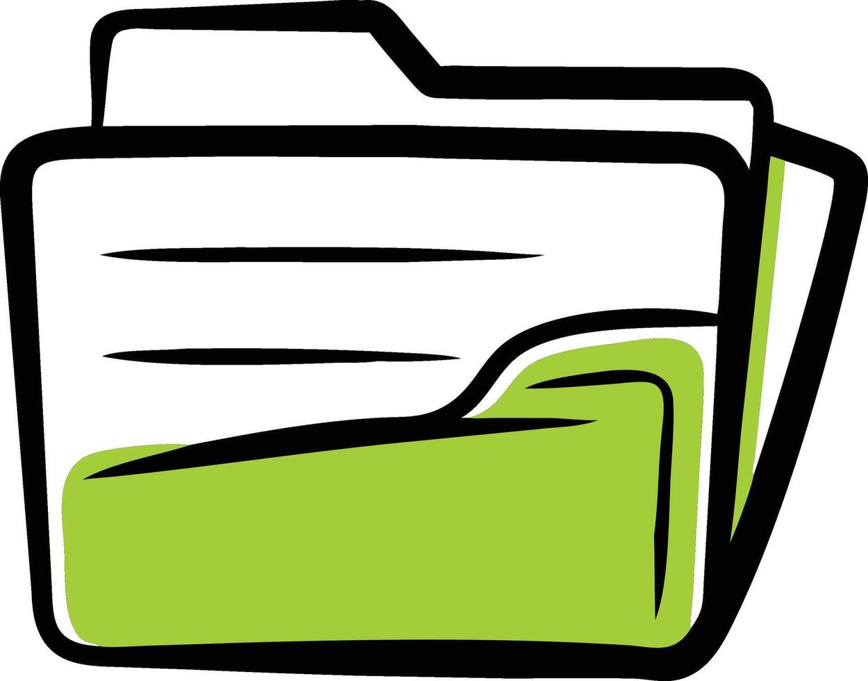 File folder clip art illustration vector