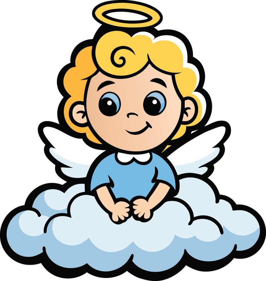Angel clip art vector