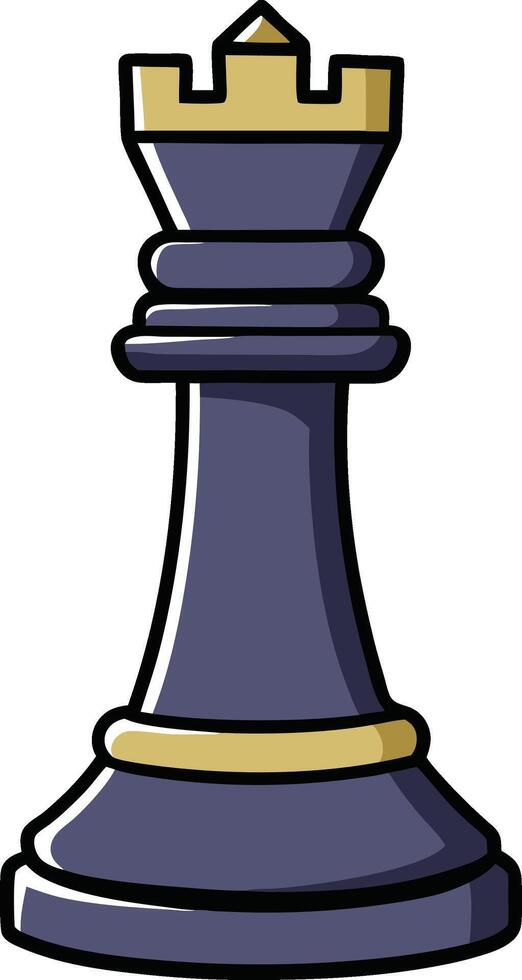 Chess piece illustration vector