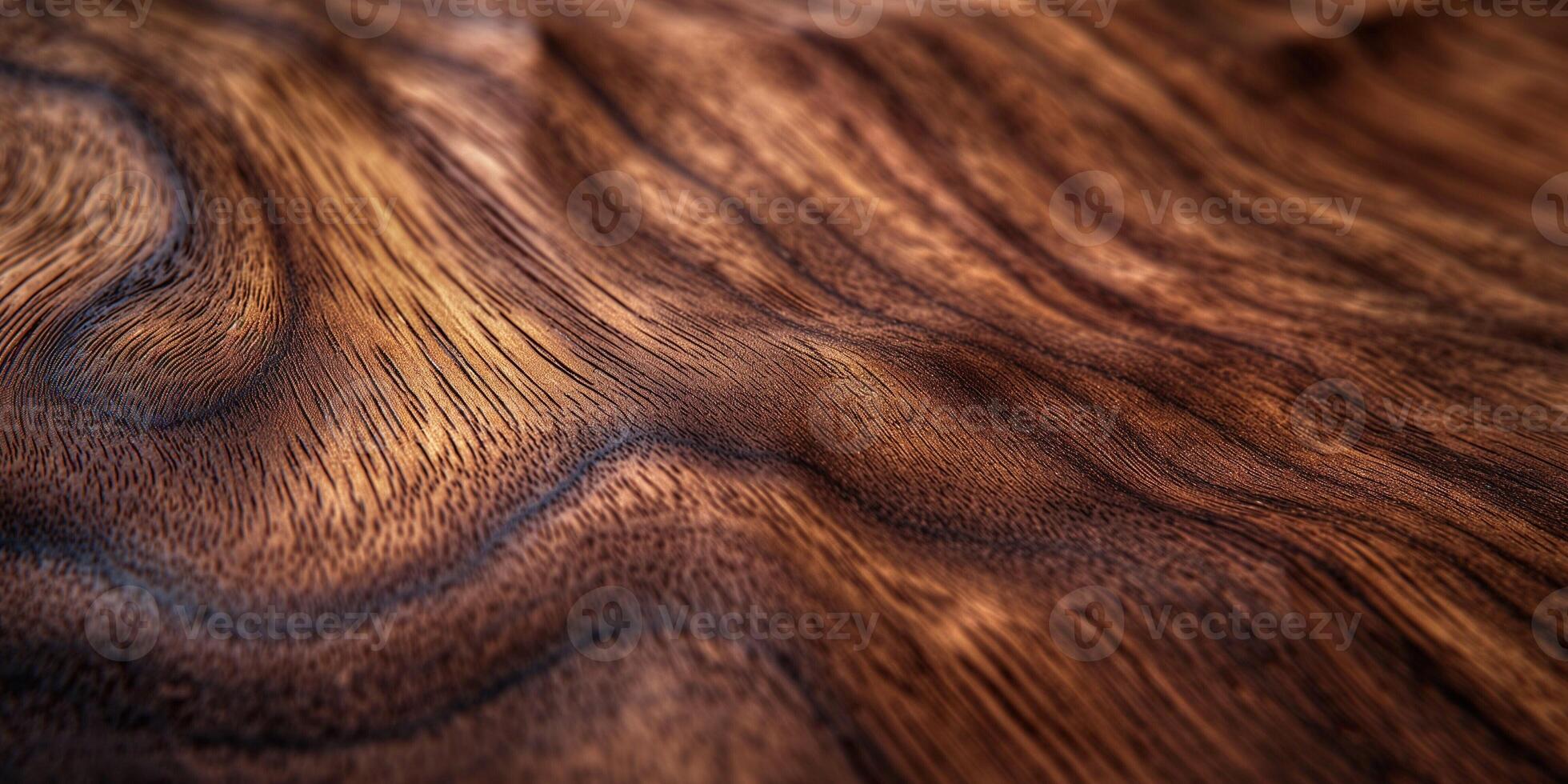 Close-up of rich, textured wooden surface with captivating grain patterns and warm hues, showcasing natural beauty. photo