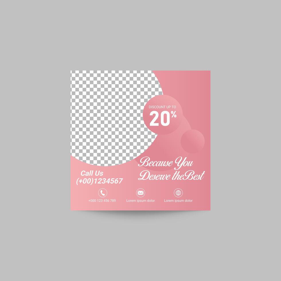 Skin care flyers Template vector