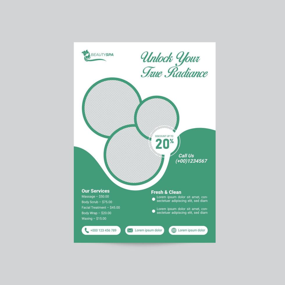 Hair Salon and Spa Skin vector