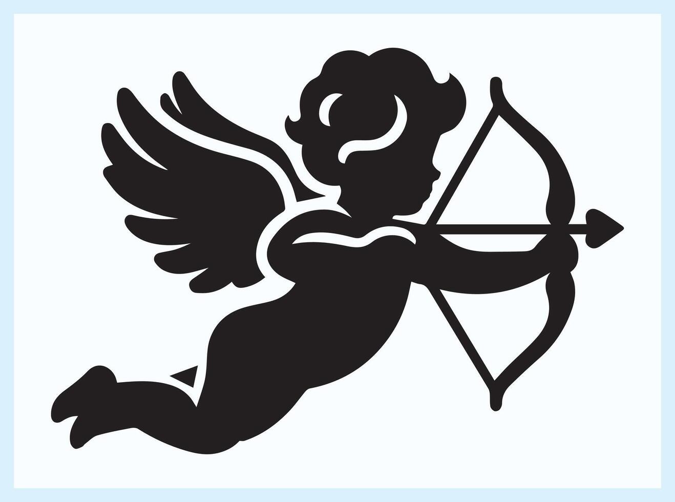 Baby Cupid Holding Arrow for Romantic and Heartwarming Valentine's Ideas vector