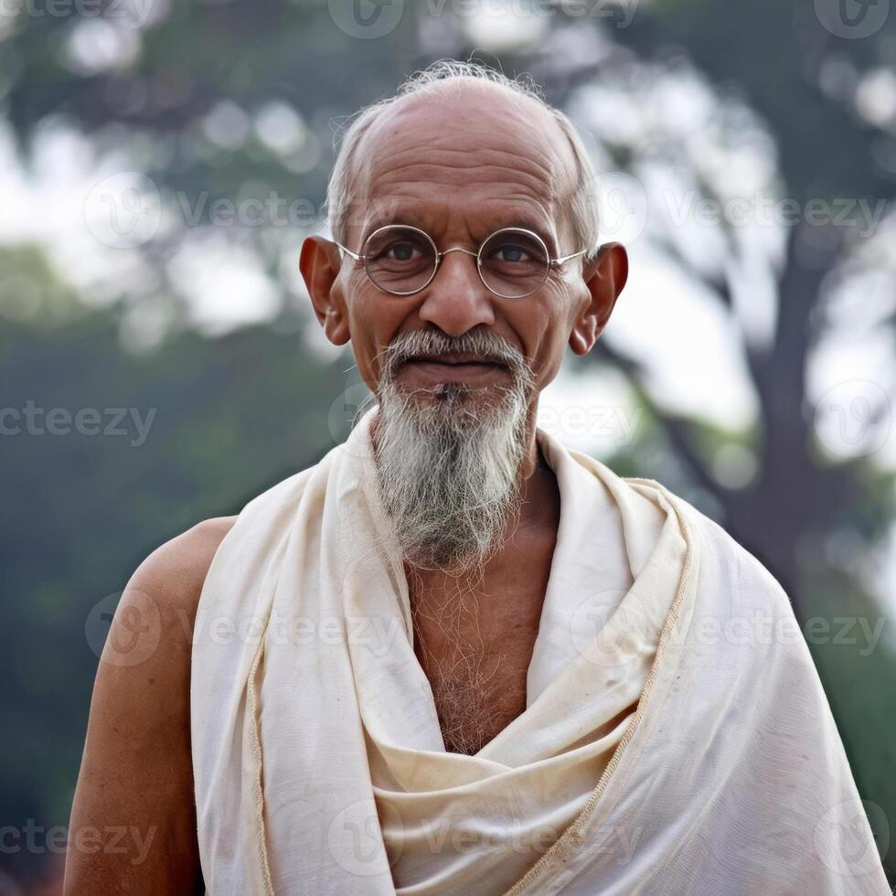 An old man with glasses and a beard photo