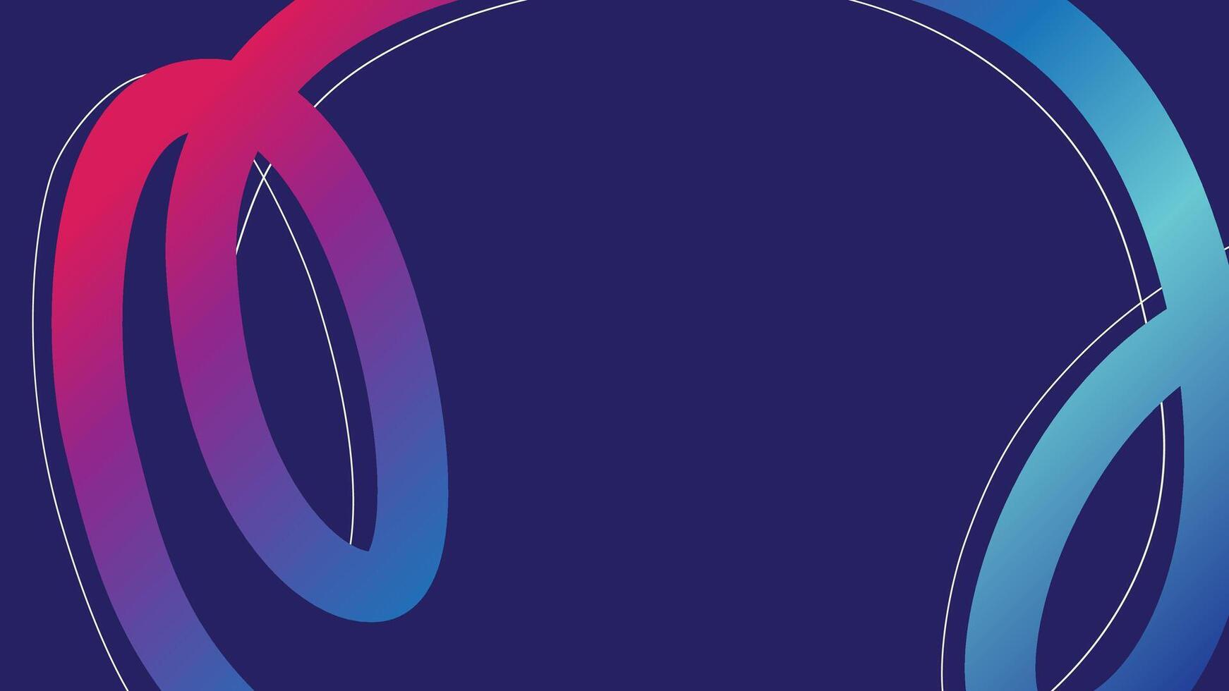 Abstract Retro Color Background with Dynamic Gradient Lines. 3D Curve Ribbon. Wave Rainbow Graphic Design vector