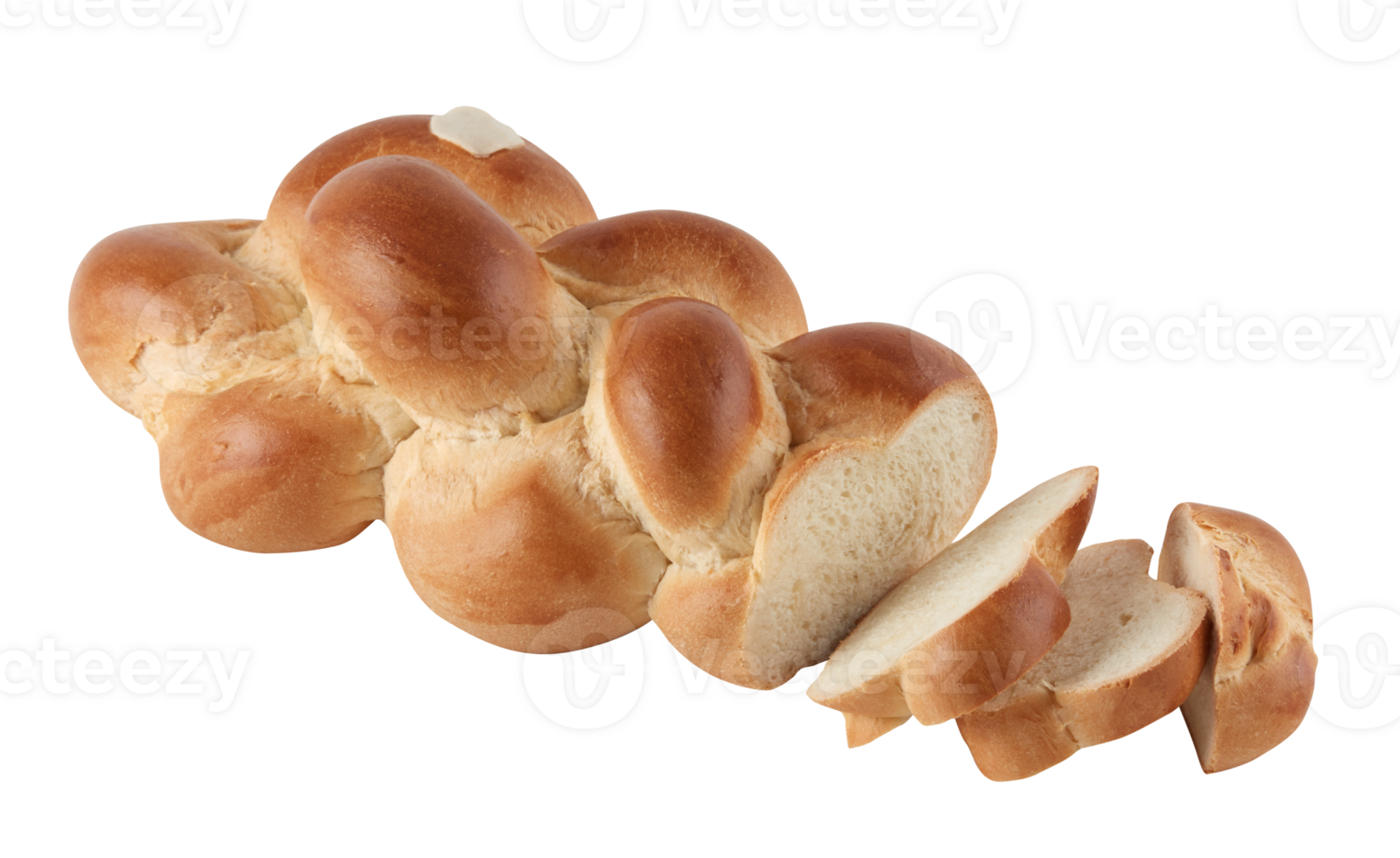 Spiral Bread cut out isolated transparent background png