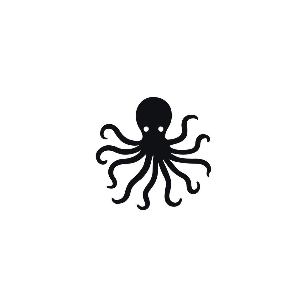 modern octopus icon for logo design vector