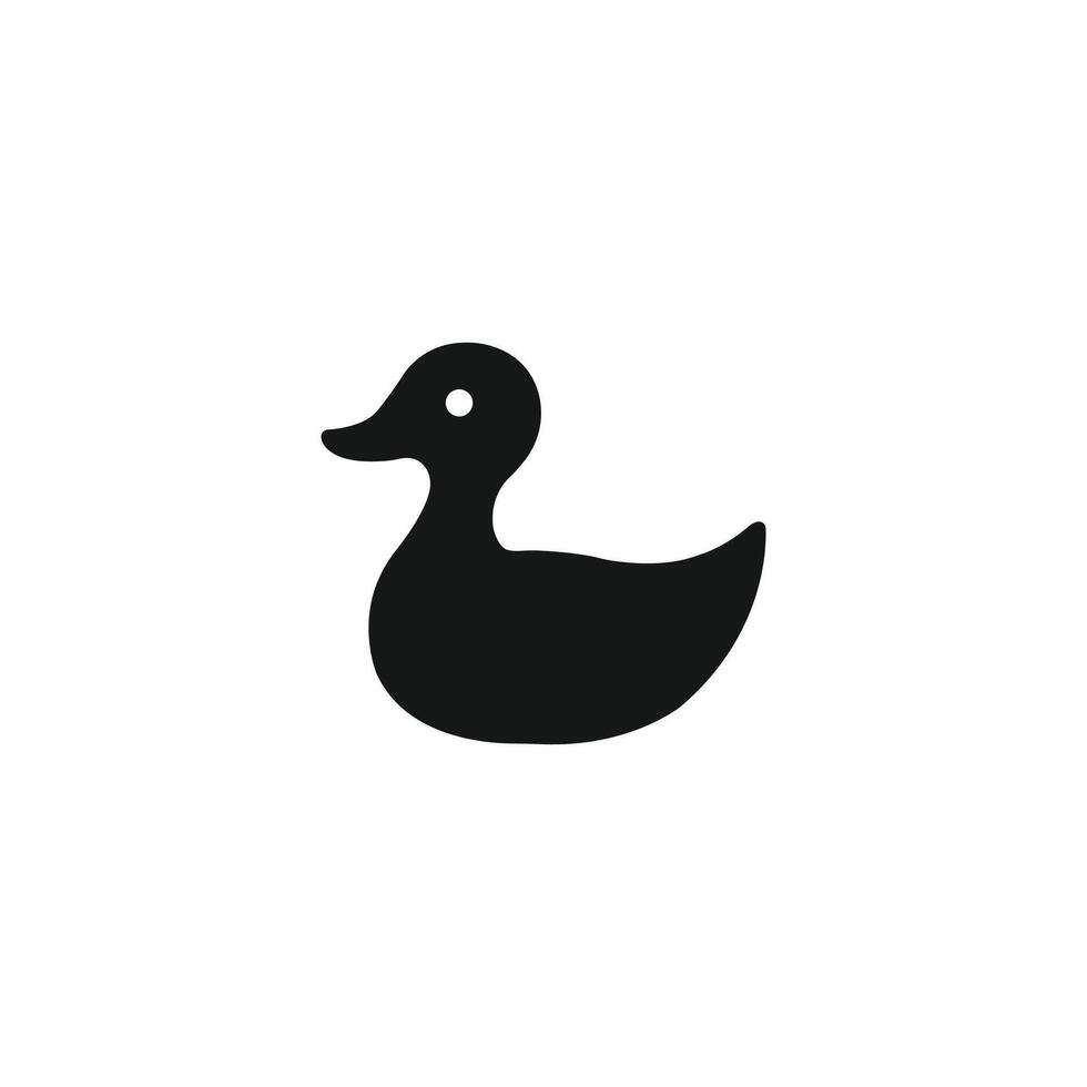 professional duck icon for business and marketing use vector