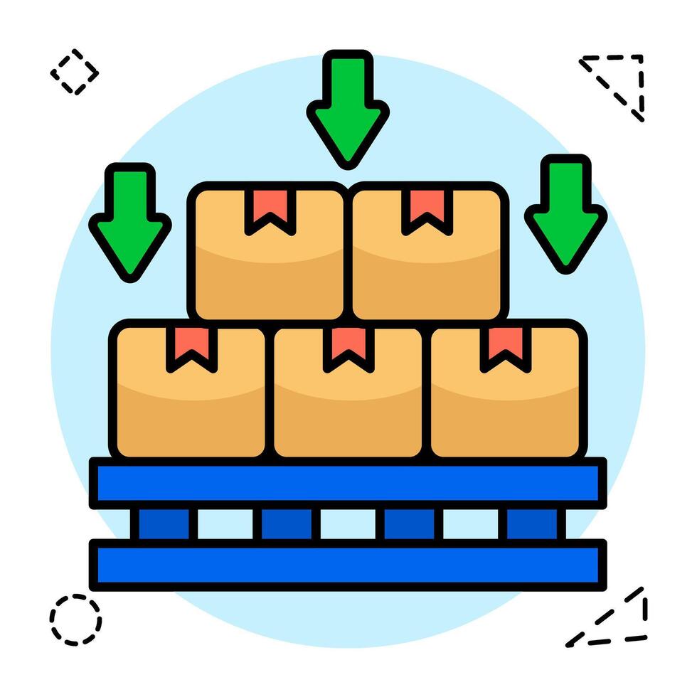 An editable design of cartons icons vector