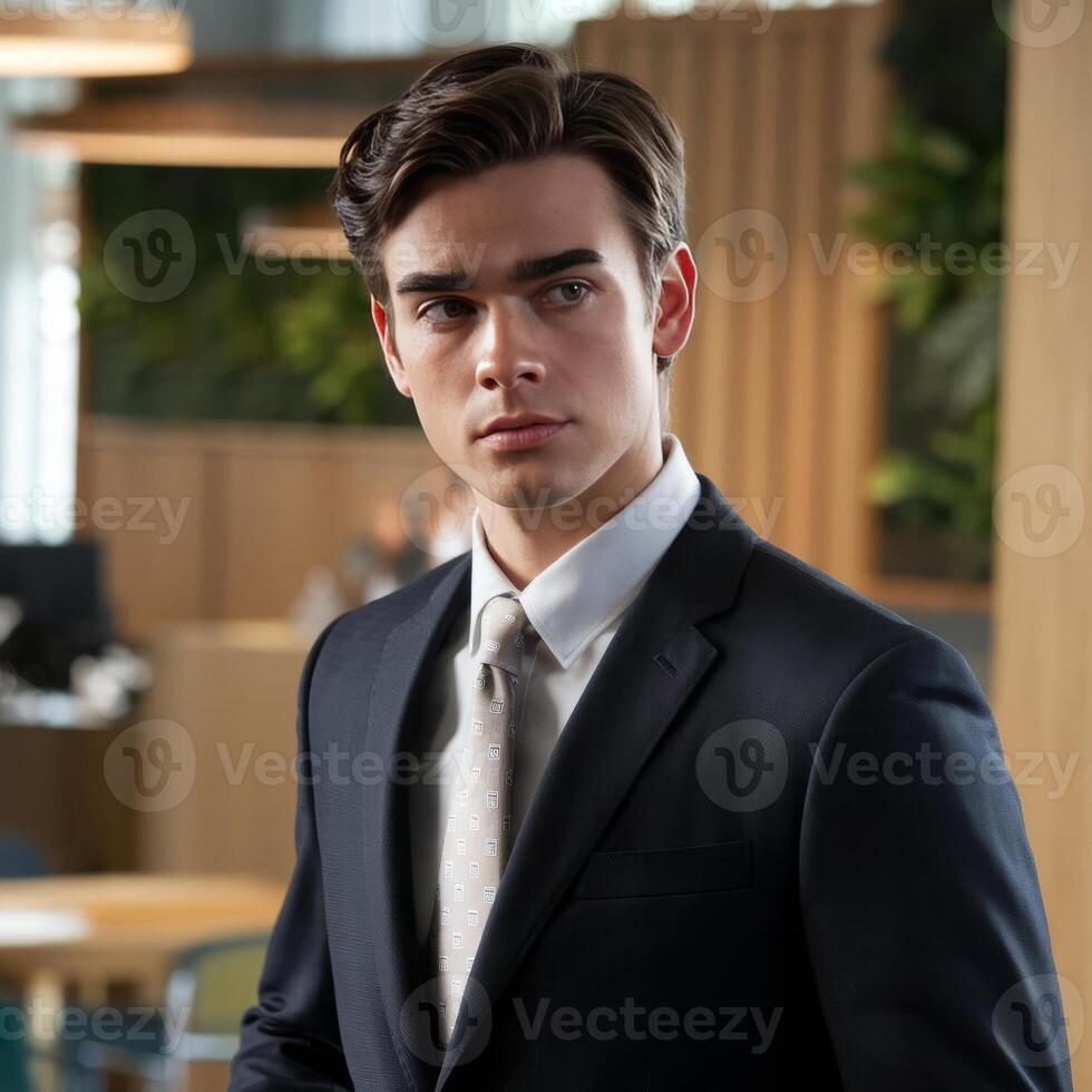 A man in a suit photo