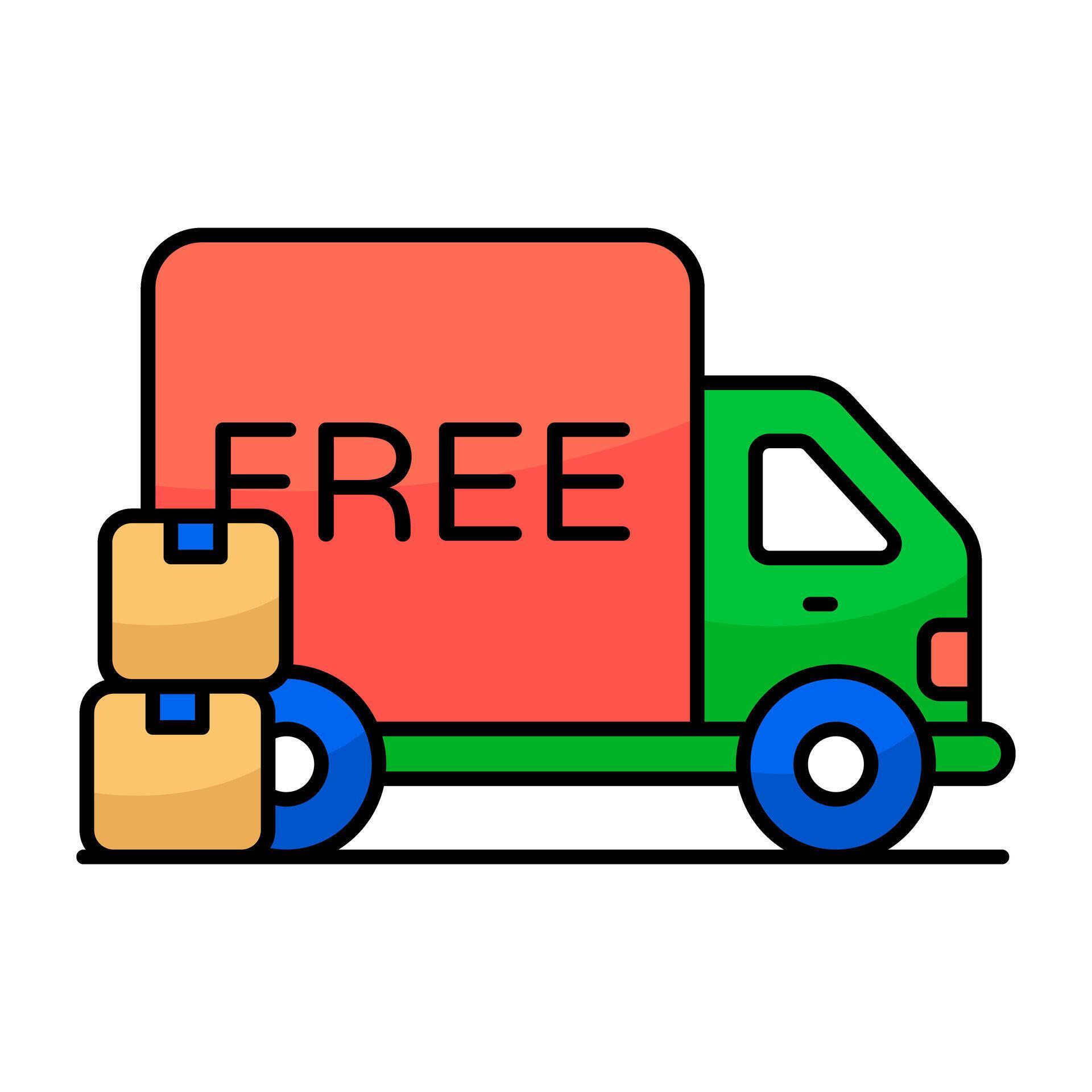 Perfect design icons of free shipment 58336929 Vector Art at Vecteezy
