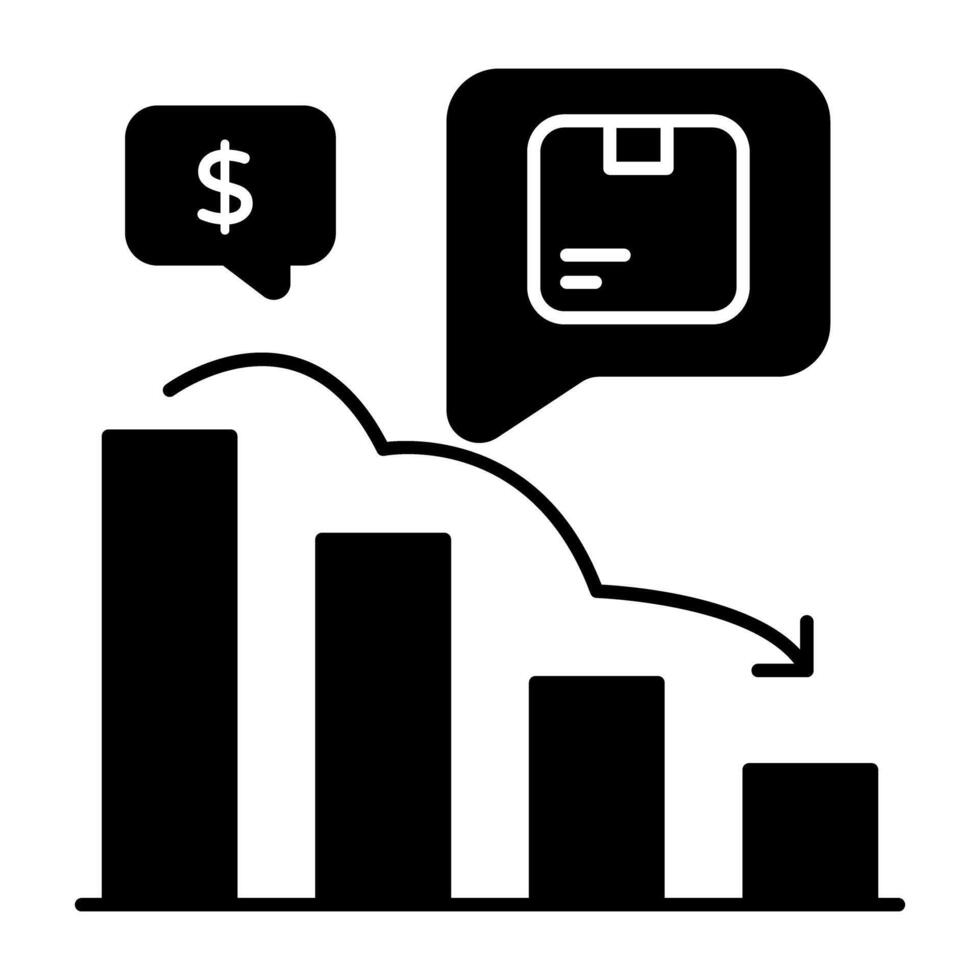 Perfect design icon of logistic chart graphics vector