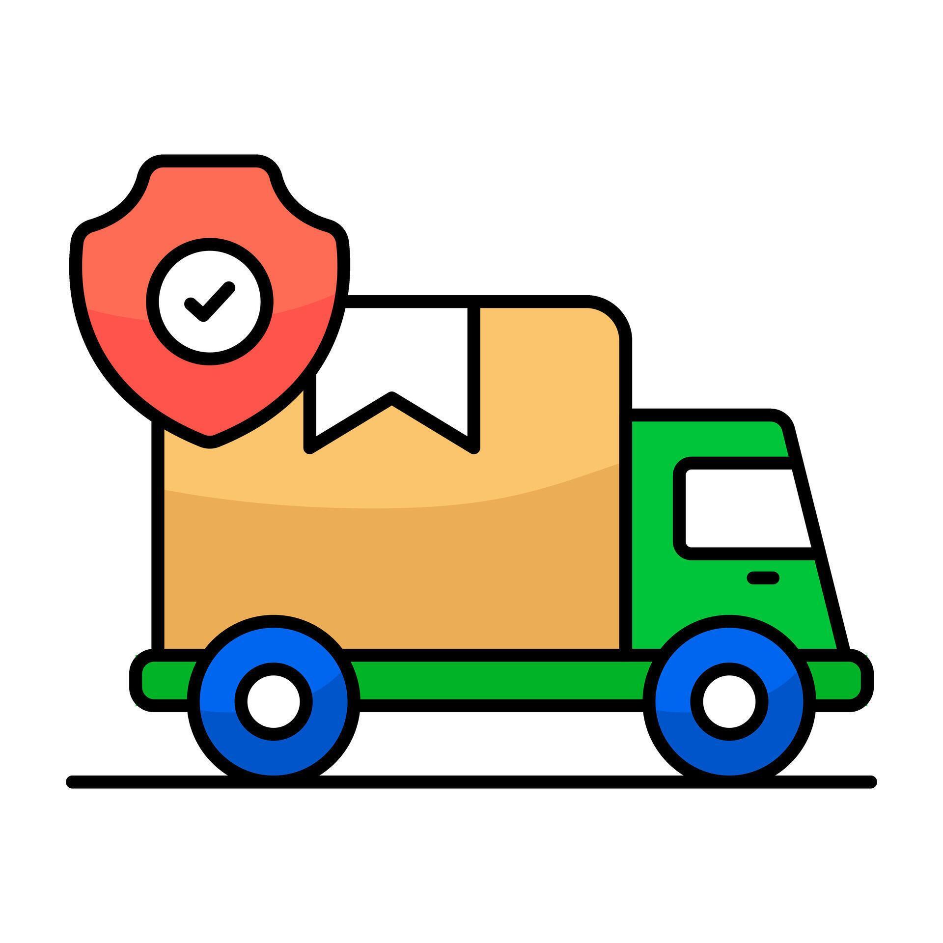 Perfect design icons of secure shipment graphics 58337022 Vector Art at ...