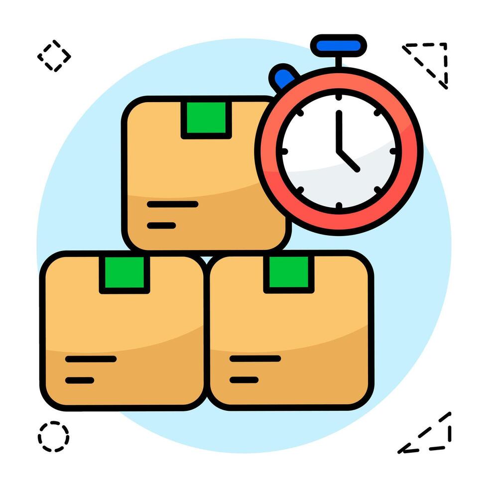 Perfect design of delivery time vector