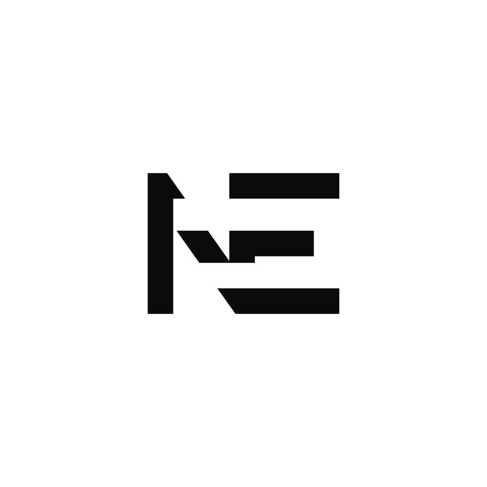 Eye Catching EN NE Logo for a Lasting Impression vector