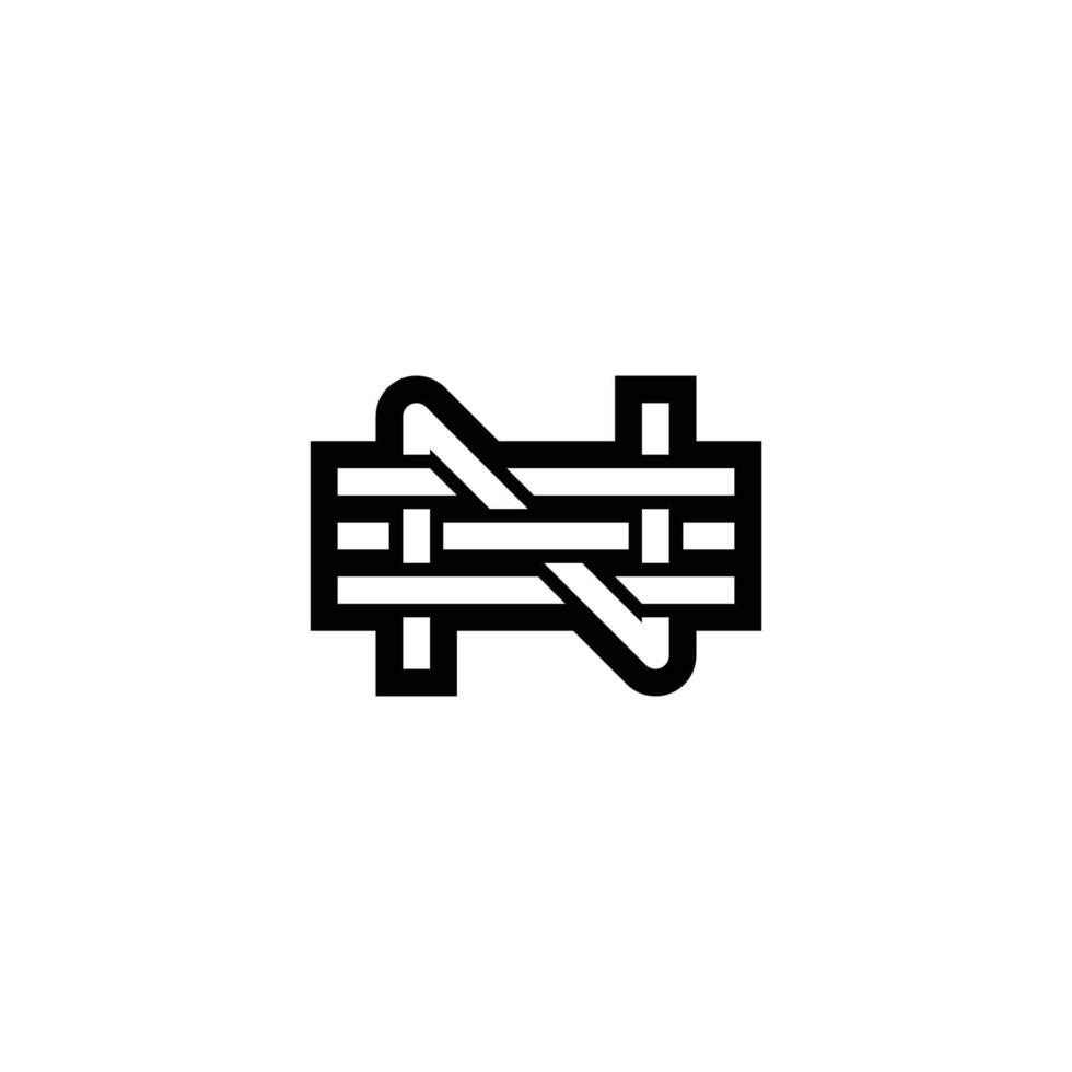 EN NE Unique Lettermark Logo for Branding vector