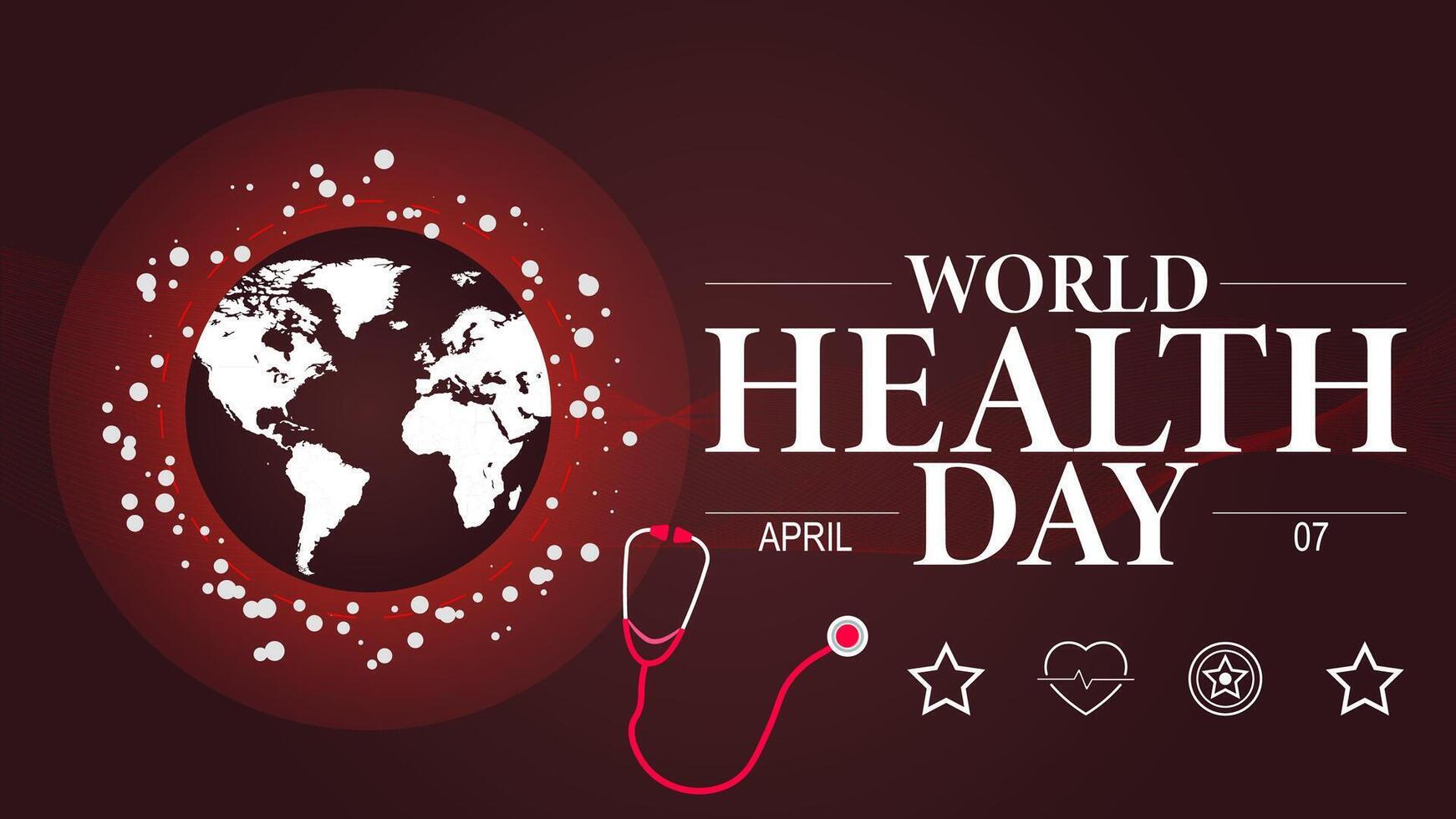 World Health Day, Prioritizing Health for a Better Tomorrow vector