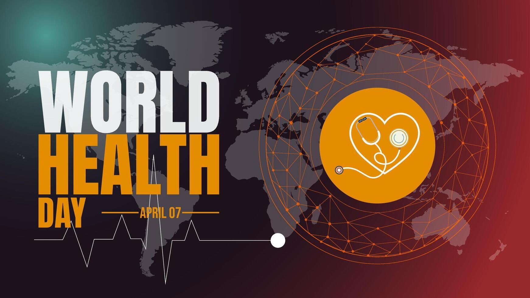 Global Wellness Matters, World Health Day vector
