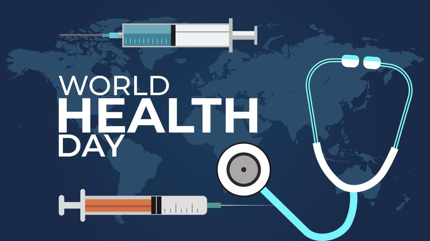 World Health Day, Health for All, Everywhere vector