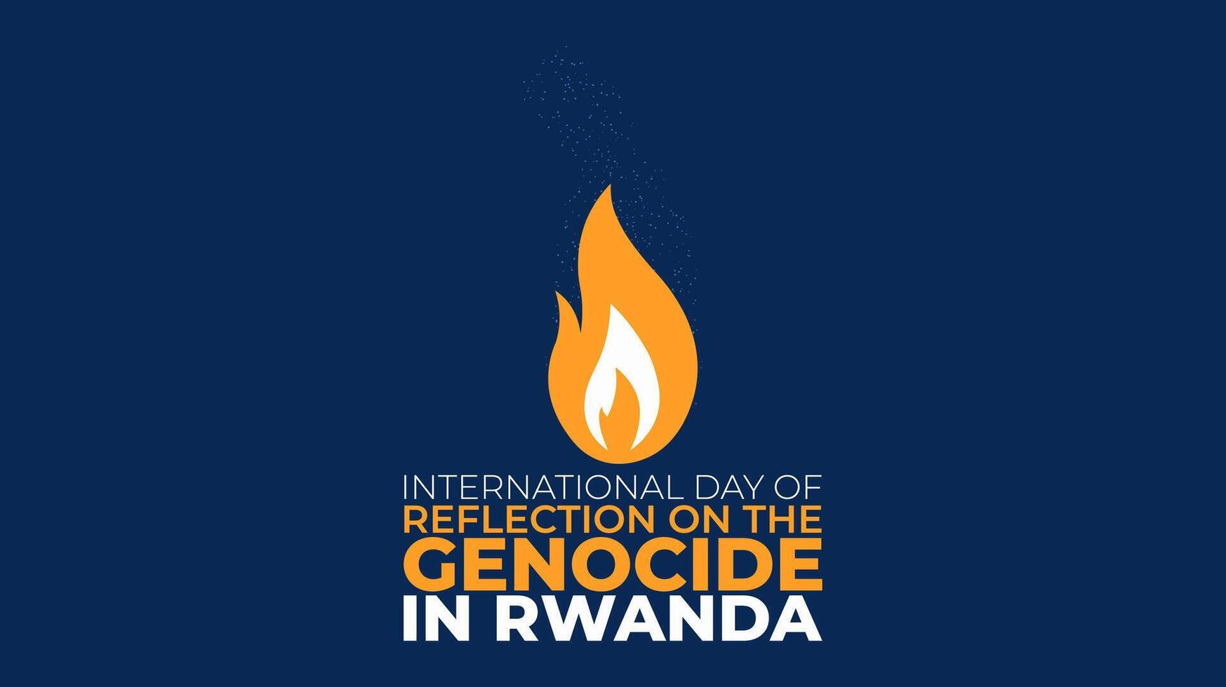 Never Again, Reflecting on the Genocide in Rwanda vector