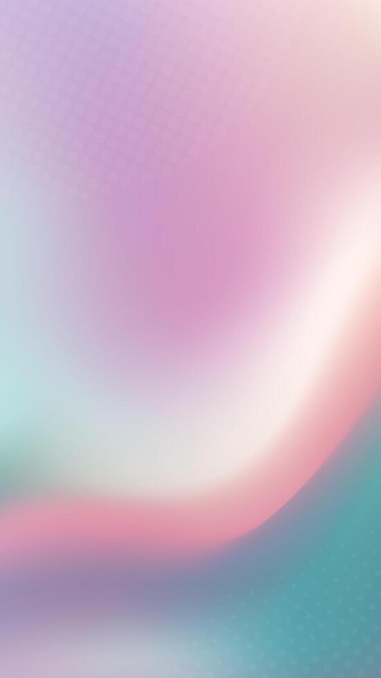 Vertical abstract background with flowing iridescent pink and blue texture. vector