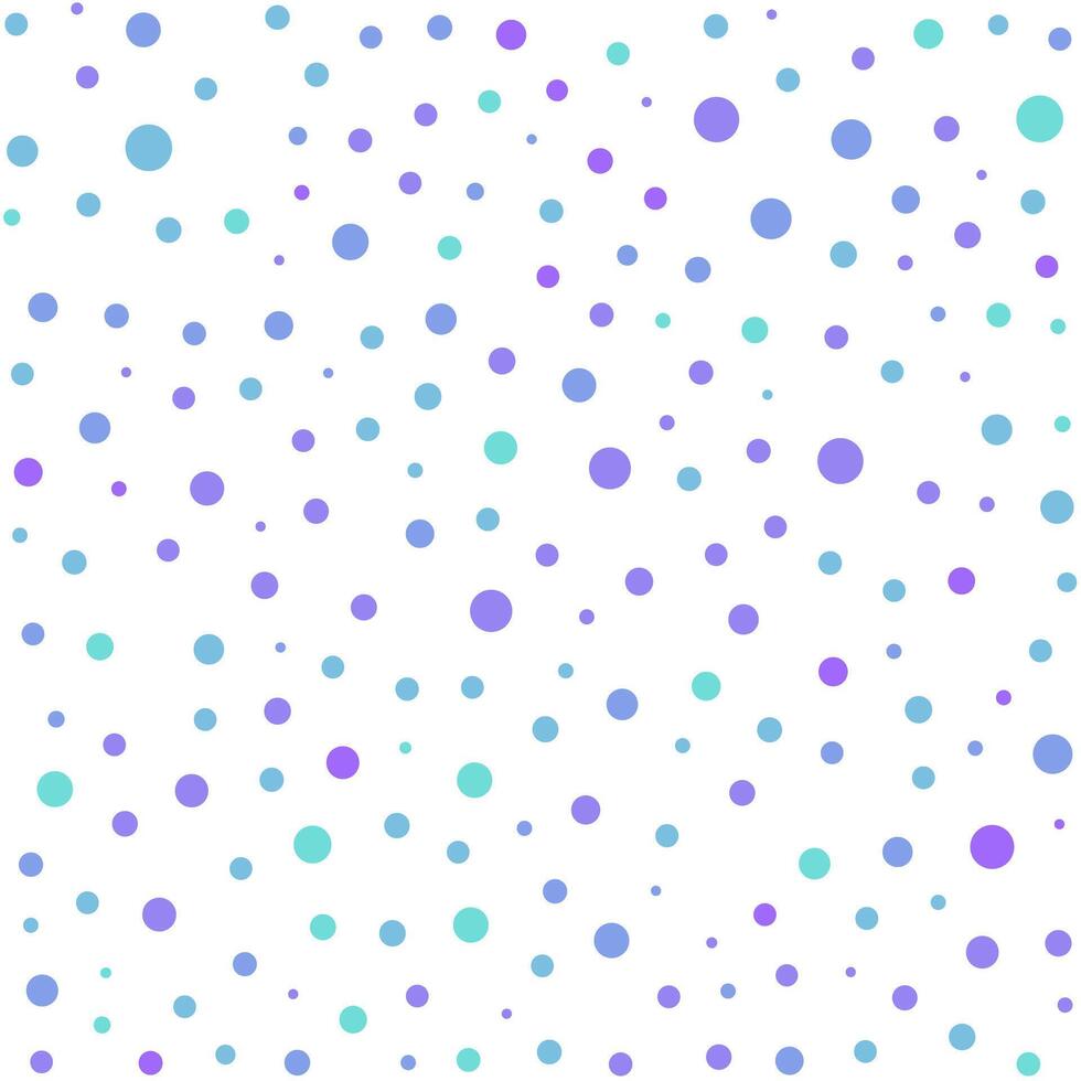 Polka dots background pattern abstract random round shapes vector