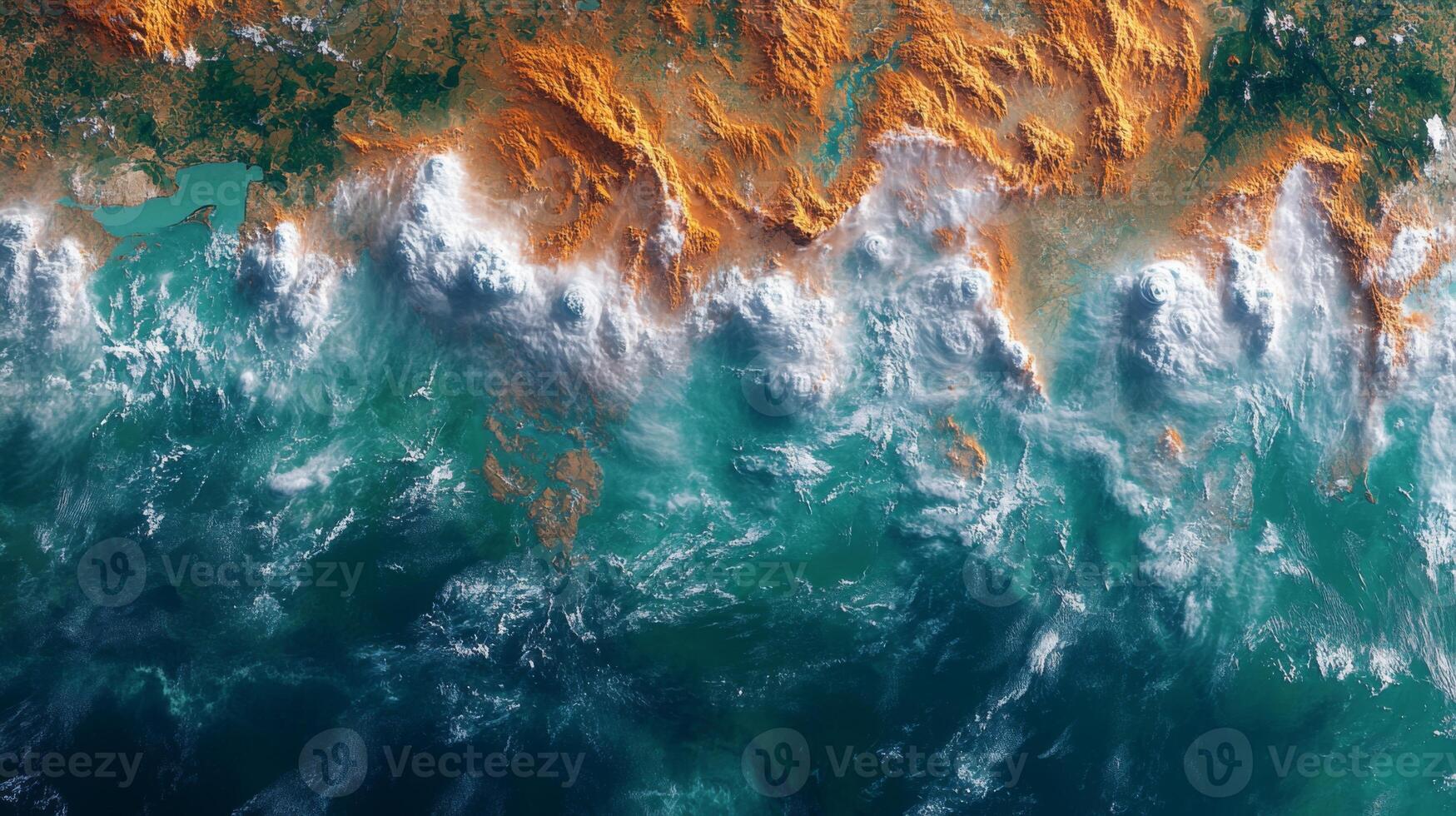 The intricate patterns of coastal regions and ocean dynamics, showcasing the interplay of land and water. Advanced telemetry systems support comprehensive monitoring. photo