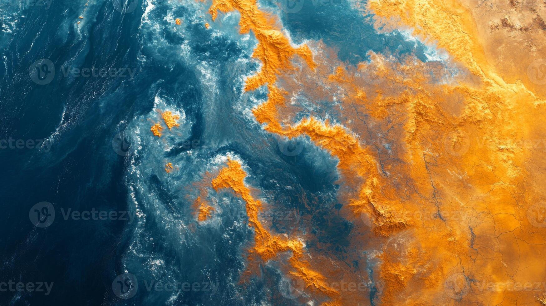 Detailed analysis from satellite transmission shows the interplay of coastal landforms and ocean currents. The imagery enables effective geospatial monitoring and surveillance activities. photo