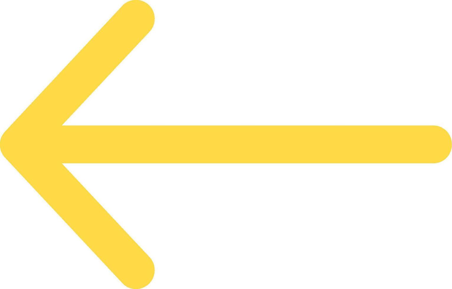 Arrow Thin Left Flat Element Style vector