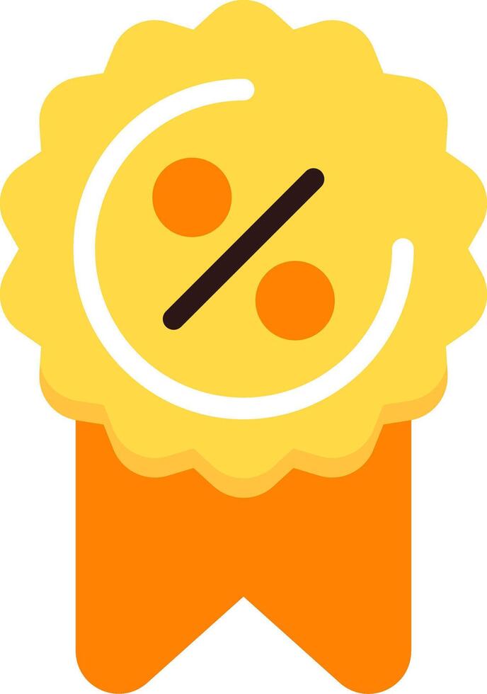 Discount Badge Flat Element Style vector