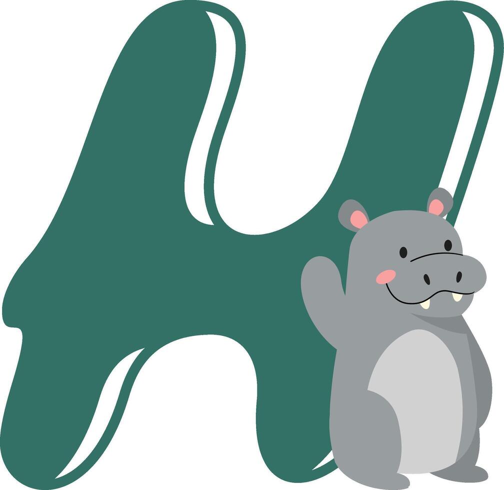 H Alphabet Vecteezy Element Design vector