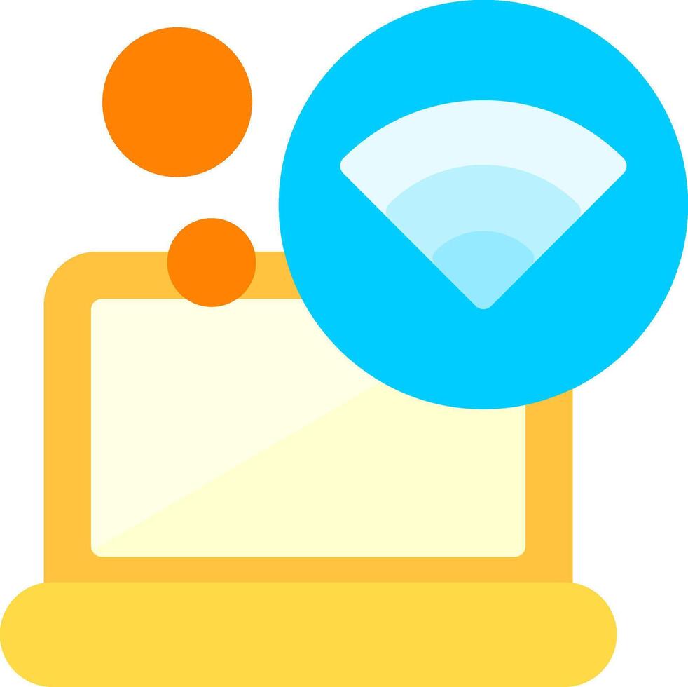 WIFI Flat Element Style vector