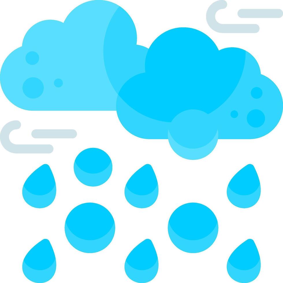 Sleet Flat Element Style vector