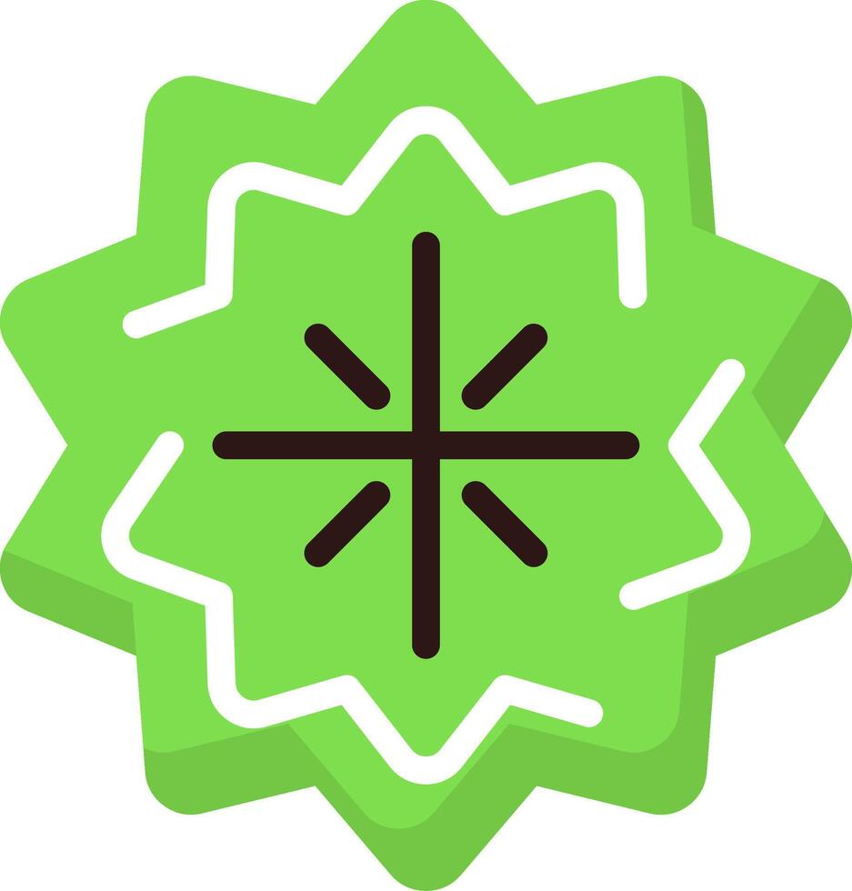 Starburst Flat Element Style vector
