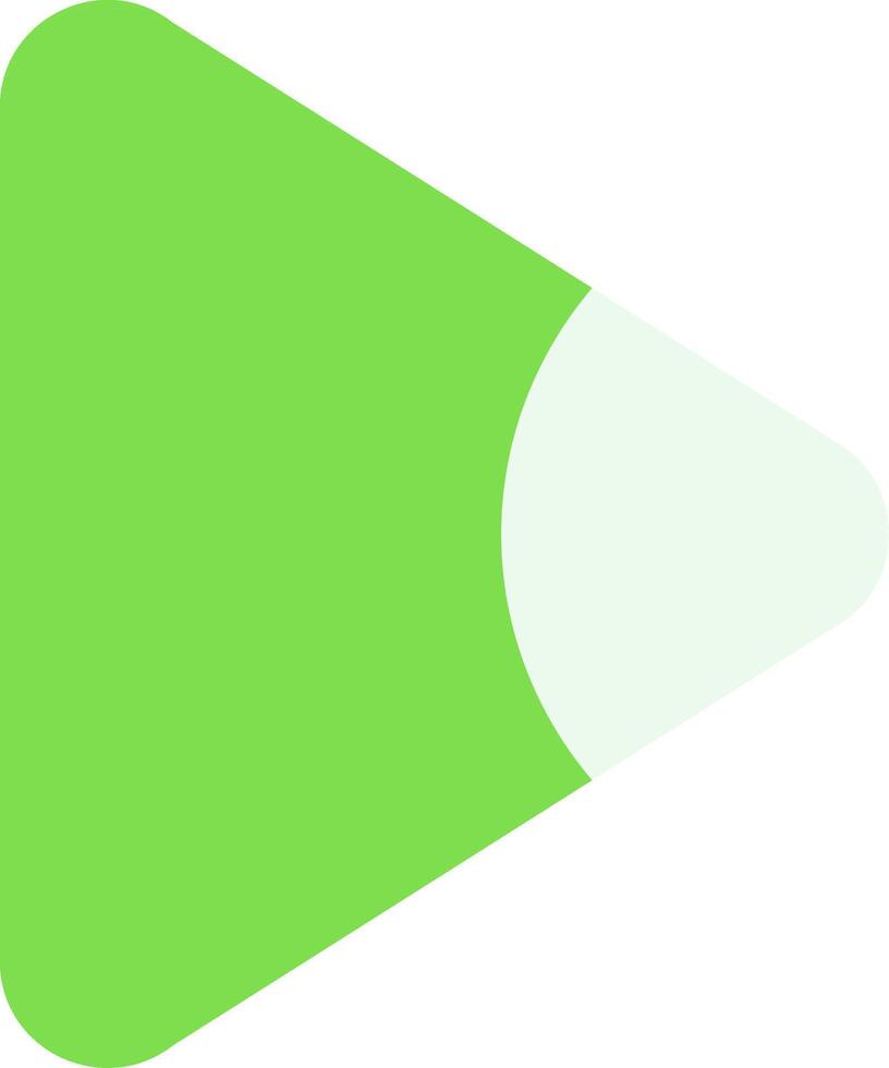 Arrow Bounded Right Flat Element Style vector