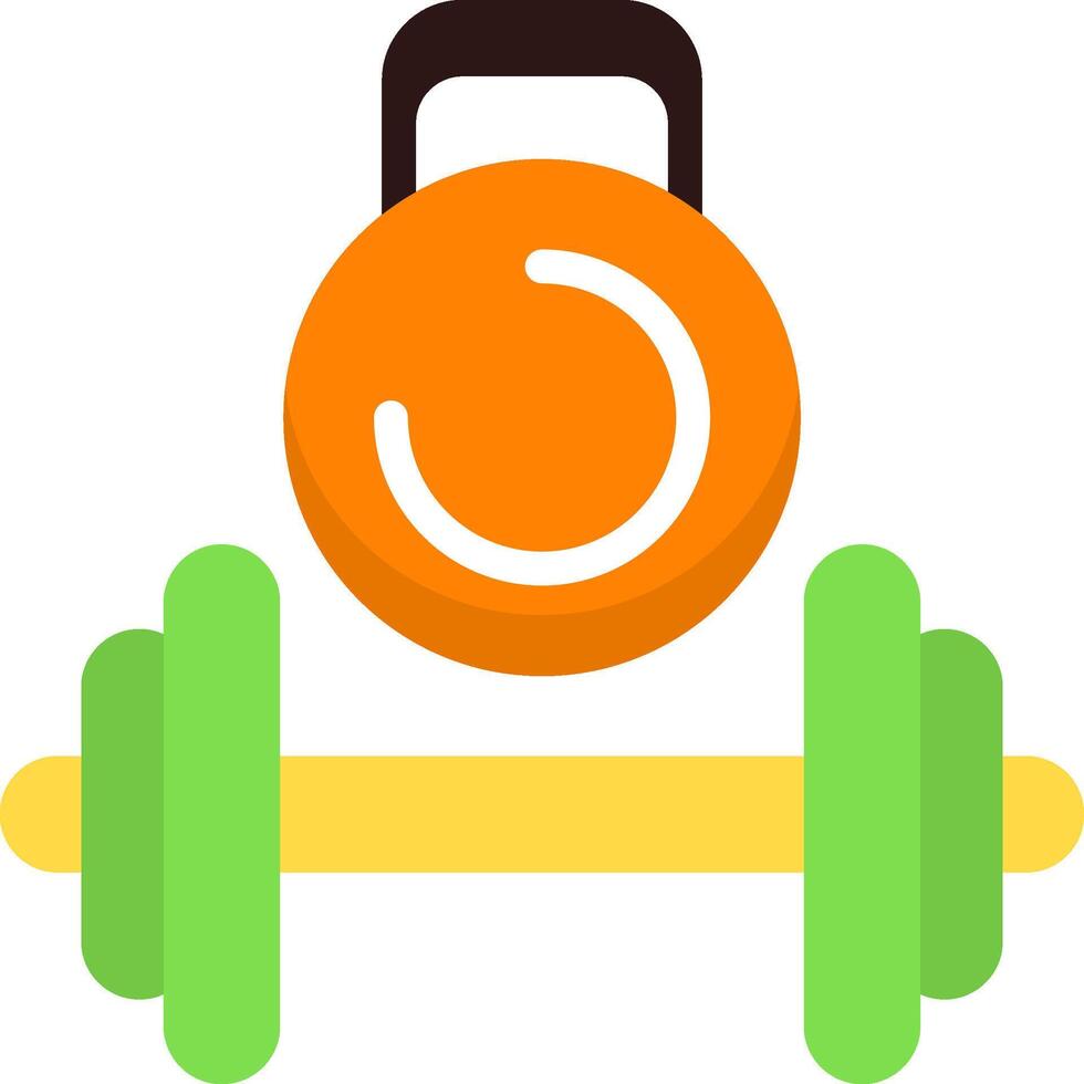 Fitness Equipment Flat Element Style vector