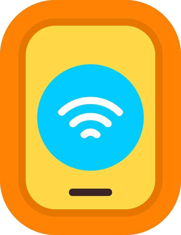 Smart Light Switch Flat Element Style vector