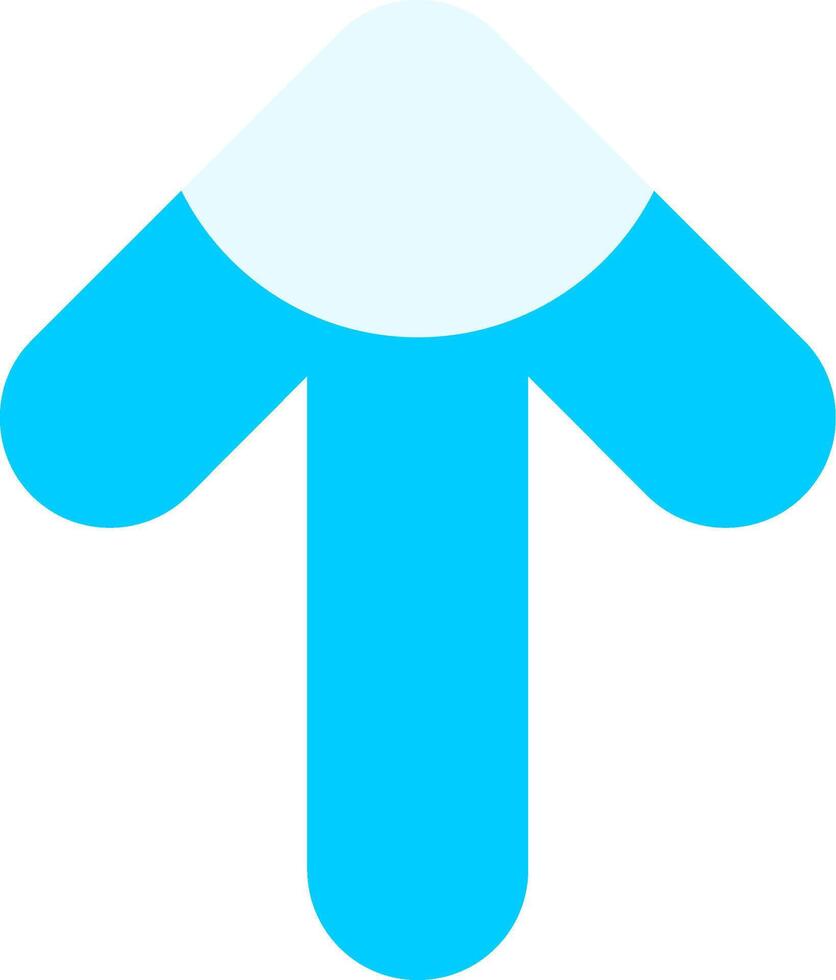 Arrow Up Flat Element Style vector