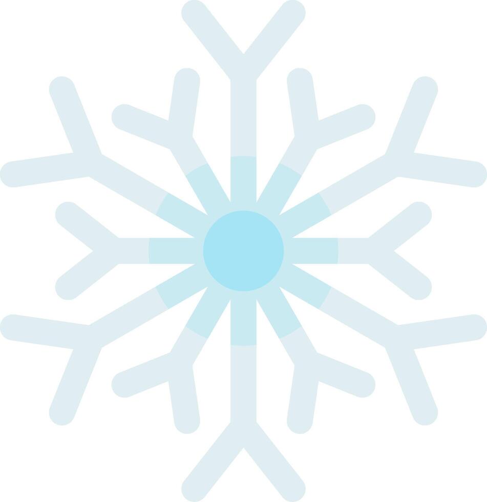 Ice Crystals Flat Element Style vector