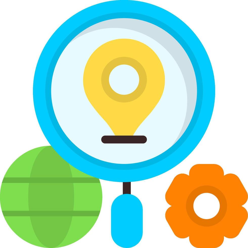 Local SEO Flat Element Style vector