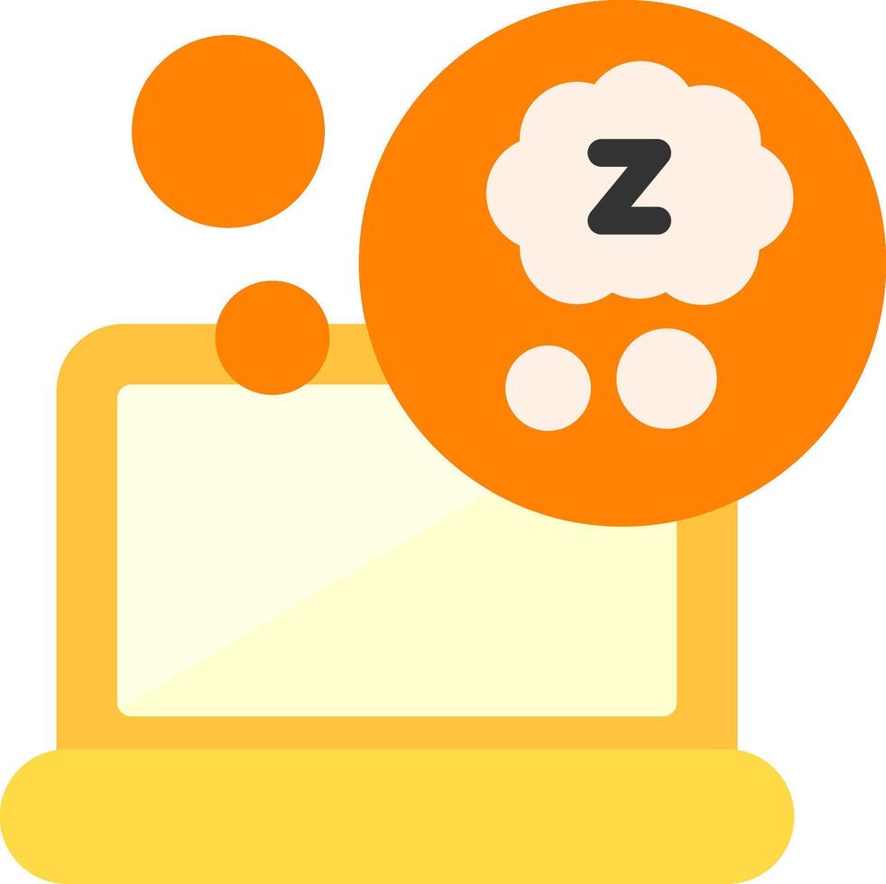 Sleep Flat Element Style vector