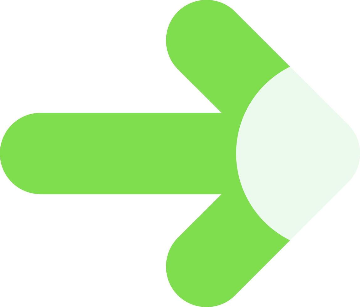 Arrow Right Flat Element Style vector