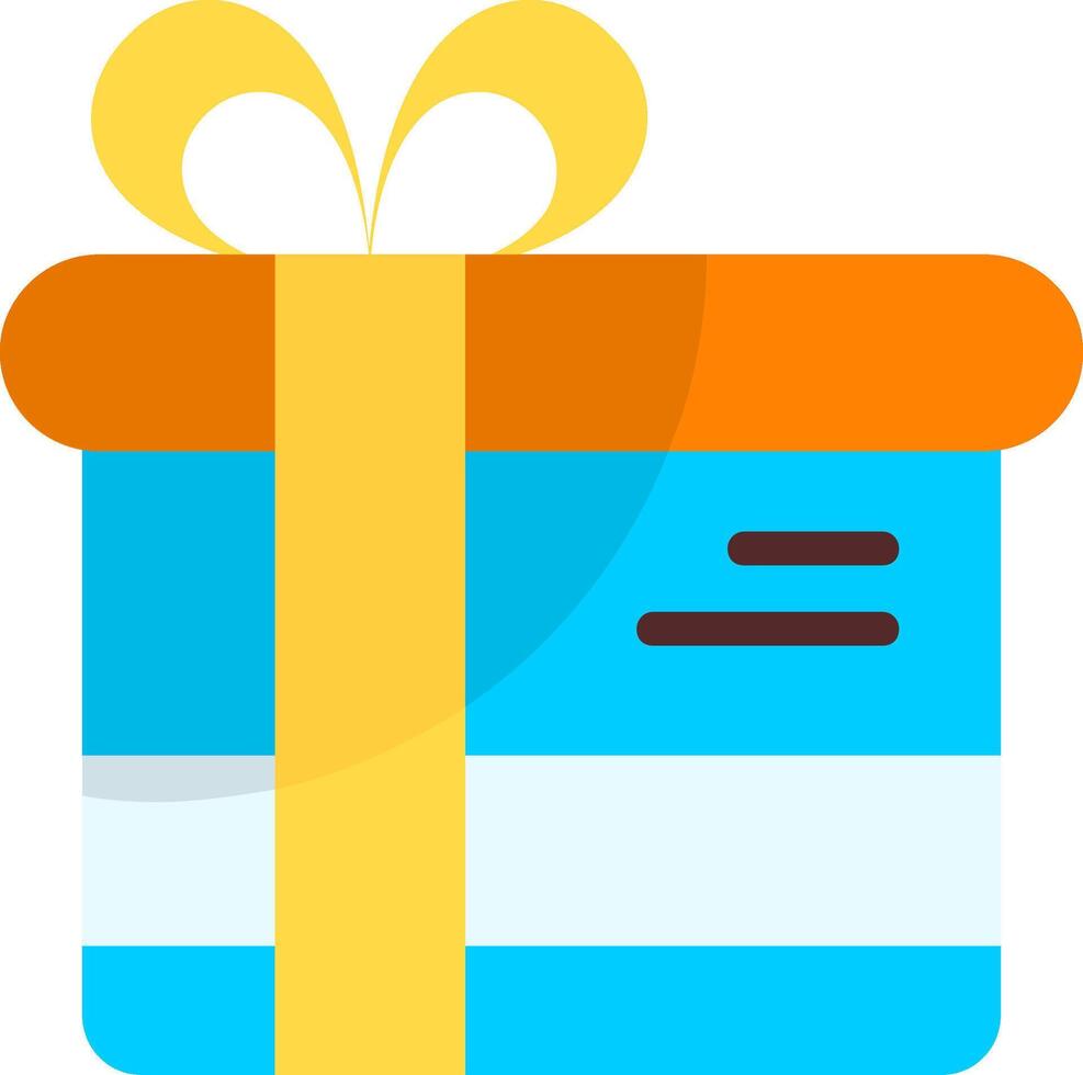 Gift Box E Commerce Icon vector