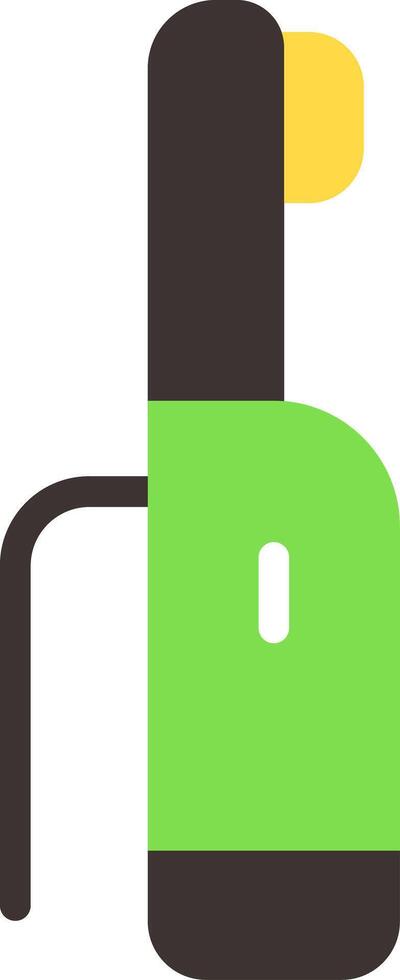 Electric Toothbrush Flat Element Style vector
