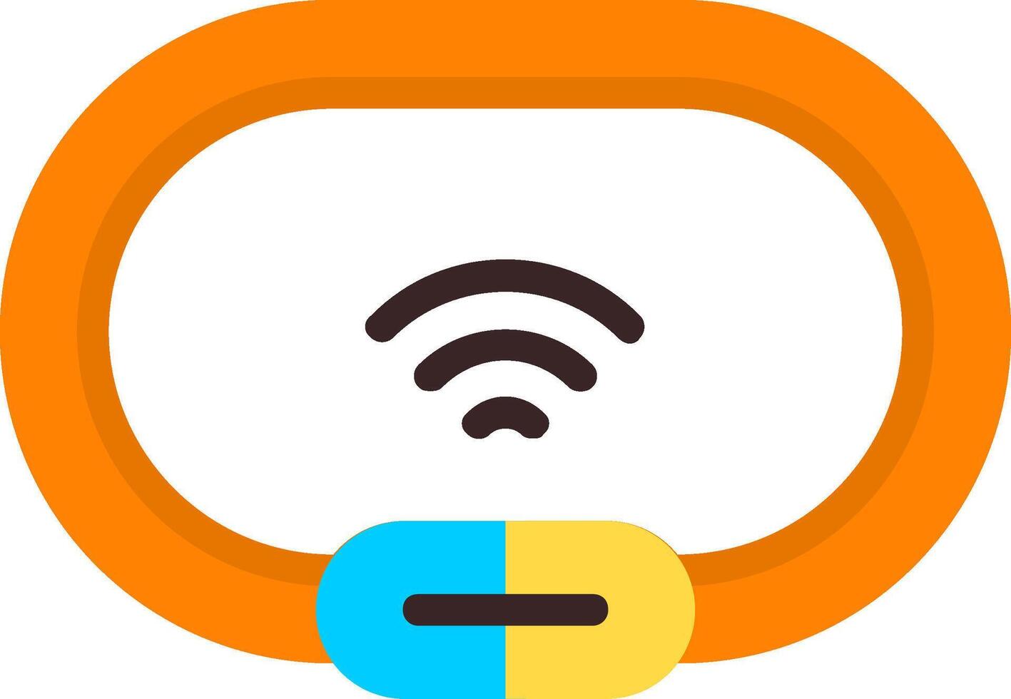 Smart Bike Lock Flat Element Style vector