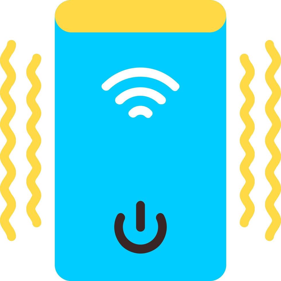 Smart Air Purifier Flat Element Style vector