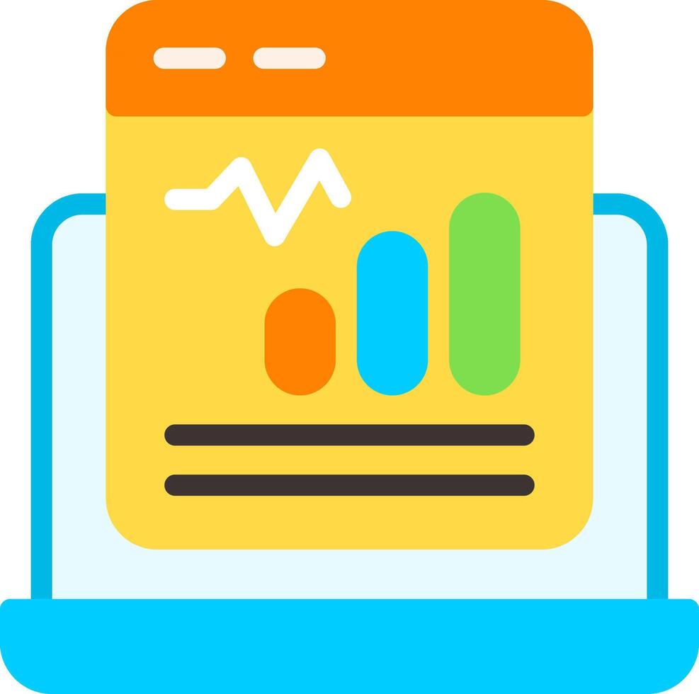 Dashboard Flat Element Style vector